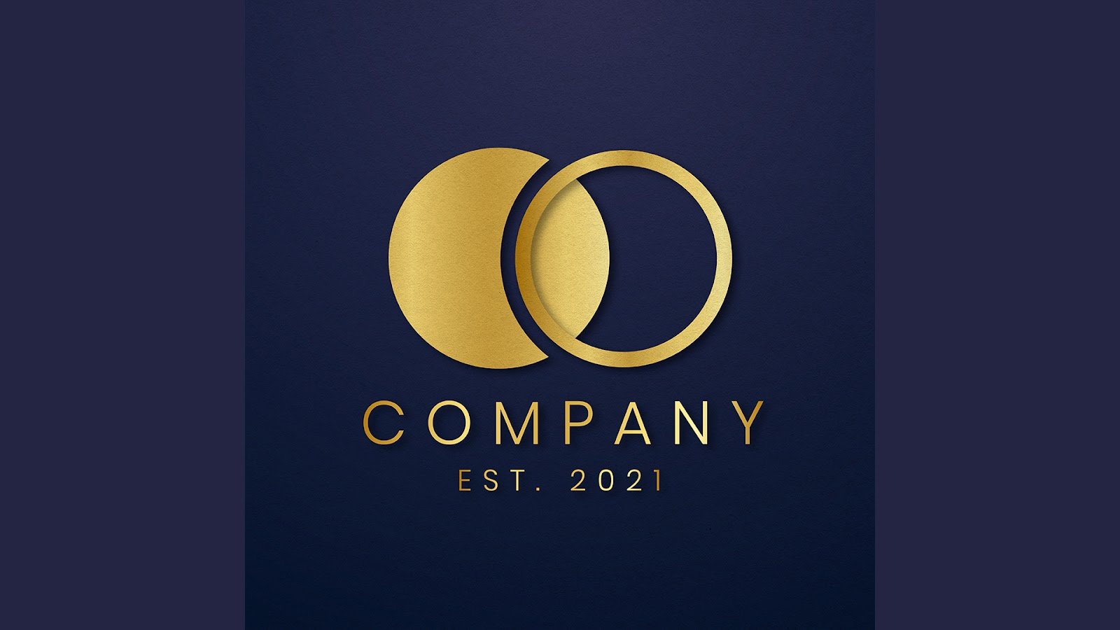 Luxury business logo gold icon - AI Free Download