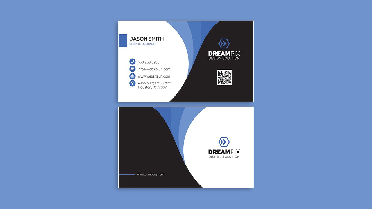 Corporate card template - PSD File Free Download