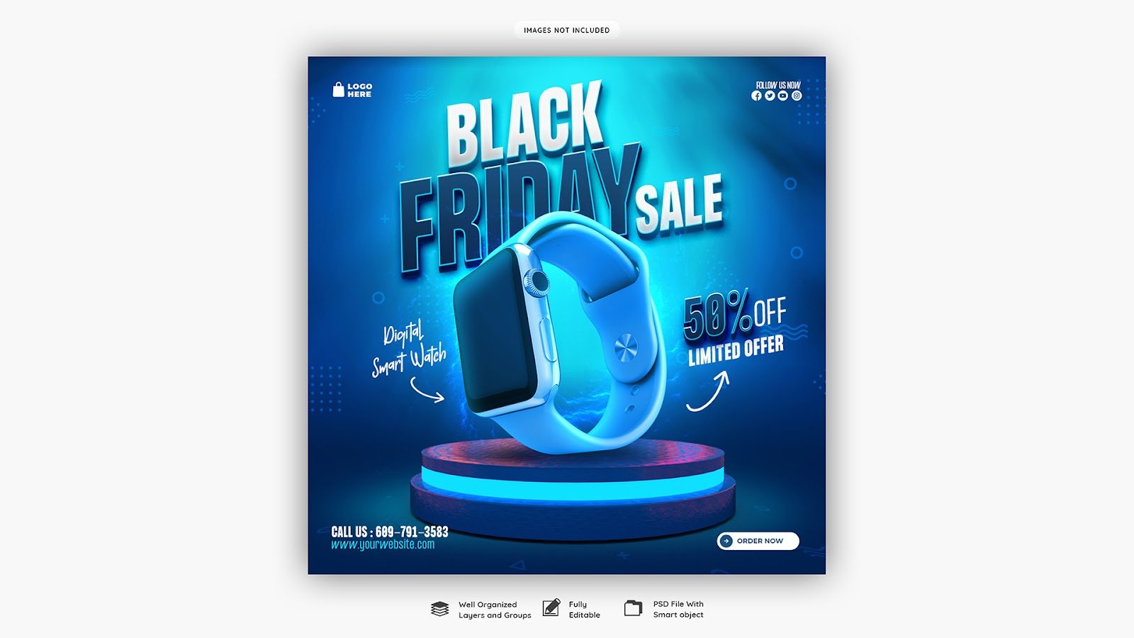 Black Friday Banner – PSD Free Download