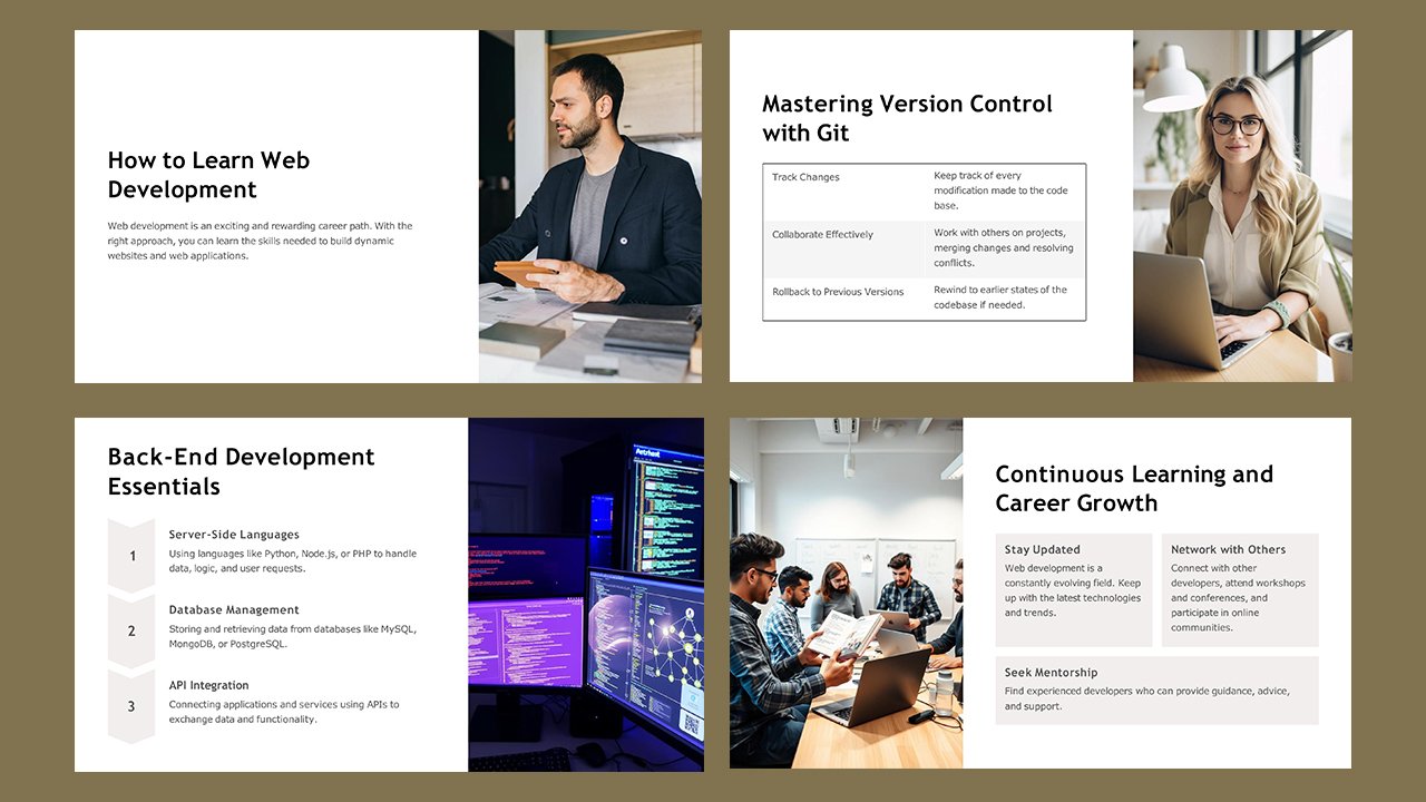 Free Web Development Concept Slides themes and PowerPoint templates - Microsoft Powerpoint Templates Free Download