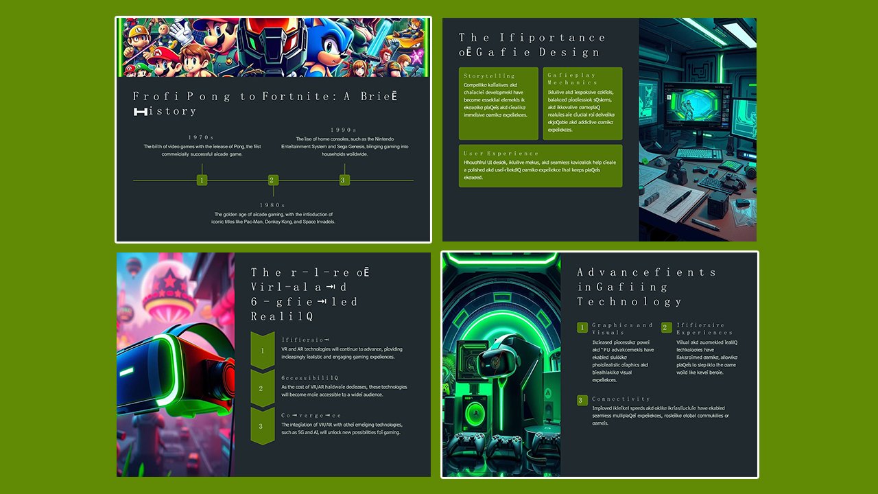 Free Video Game Concept Slides themes and PowerPoint templates - Microsoft Powerpoint Templates Free Download