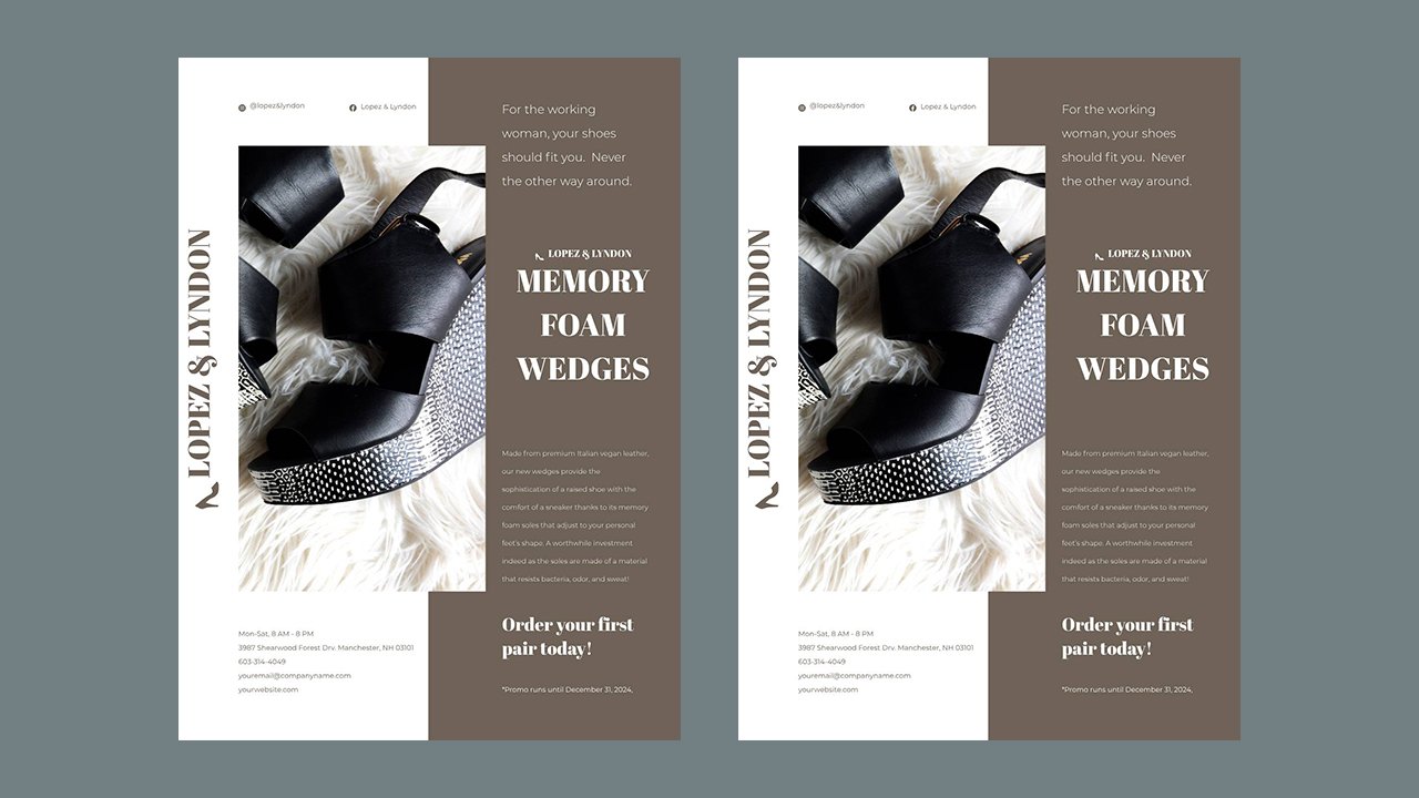 Simple Fashion Magazine Ads Template - Indesign Templates Free Download
