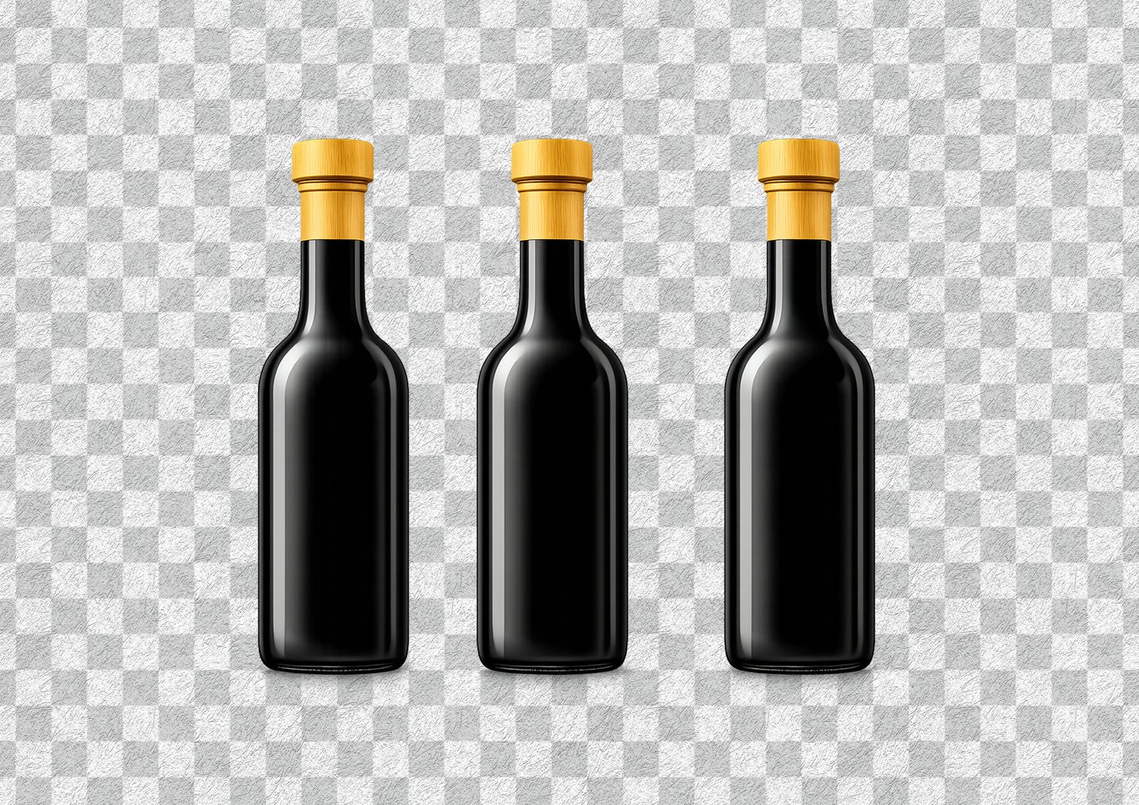 High-Resolution Bottle Glass Mockup White Screen PNG – Free PSD & PNG